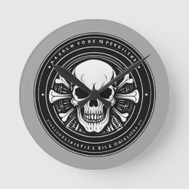 Tidlös arvsel: Vaktinspired Wall Clock Desig Rund Klocka