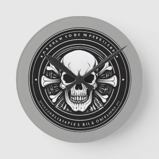 Tidlös arvsel: Vaktinspired Wall Clock Desig Rund Klocka