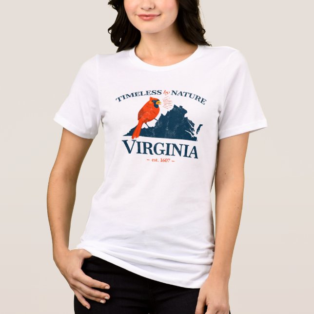 Tidlös av Naturen - Virginia T Shirt (Framsida)