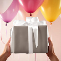 Tidlös - Beige Grått Wrapping Papper