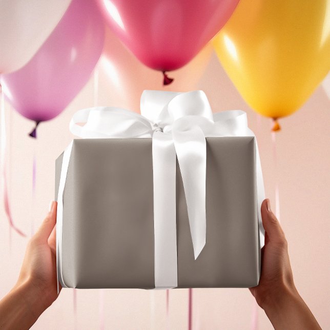 Tidlös - Beige Grått Wrapping Papper Presentpapper (Skapare uppladdad)