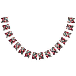 Tidlös Blommigt Charm för Ro Vimplar