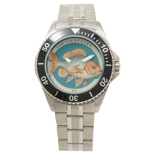 Tidlös elegance: Rad Äventyr-samlingen 🐠 Armbandsur (Framsida)