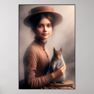 Tidlös Elegans från den Viktorianska Eran Vägg Poster