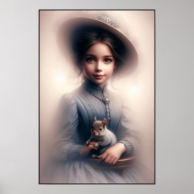 Tidlös Elegans från den Viktorianska Eran Vägg Poster (Framsidan)