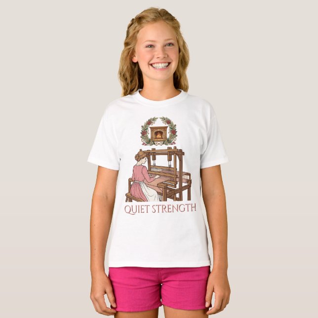 Tidlös elegans sammanvävd med tradition t shirt (Hel framsida)