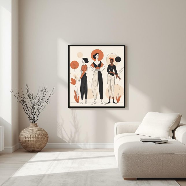 Tidlös form – minimalistisk feminin konst poster (Skapare uppladdad)