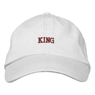 Tidlös Khaki Keps Cuten Kunglig Kung Broderi Hatt
