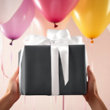 Tidlös - Mörk Skiffergrå Inpackningspapper