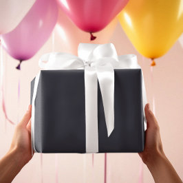 Tidlös - Mörkblått grått inslagspapper Presentpapper