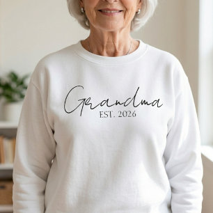 Tidlös Mormor Sedan År Klassisk Bokstav T Shirt