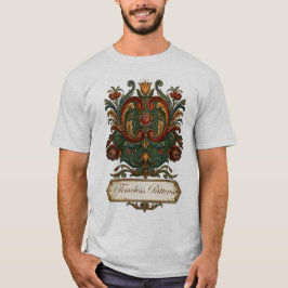 Tidlös norsk Rosemaling T-shirt: En arv från T Shirt