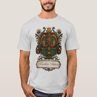 Tidlös norsk Rosemaling T-shirt: En arv från T Shirt