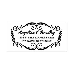 Tidlös   RETURADRESS FRIMÄRKE Självfärgande Stämpel