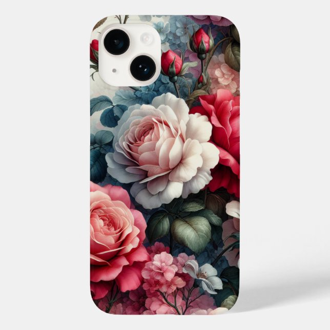 Tidlös Ros Blommig Charm (Baksida)