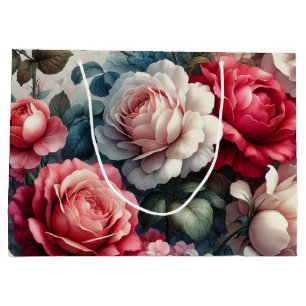 Tidlös Ros Blommig Charm