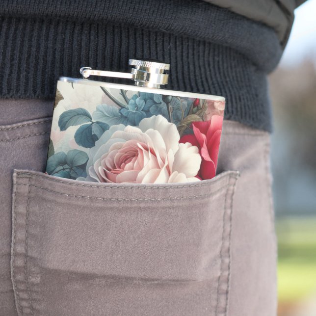 Tidlös Ros Blommig Charm Fickplunta (In Situ)