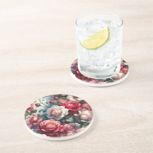 Tidlös Ros Blommig Charm Underlägg