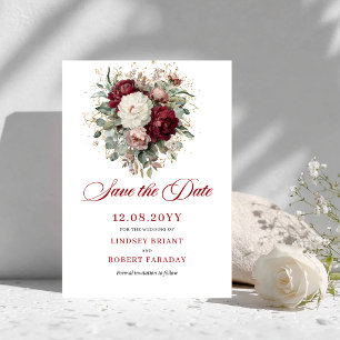 Tidlös rosé burgunder floral Spara datum Datumet