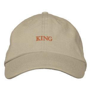 Tidlös Stil Hatt Khaki King Justerbar Herrmössa Broderad Keps