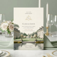 Tidlös Trädgård | Fransk Château Monogram Bröllop