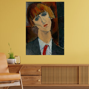 Tidlös uttryck: Modiglianis Madame Kisling Poster