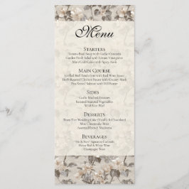 Tidlösa Gardenias Fantasi Elegant Bröllop Meny
