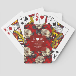 Tidlösa Gardenior Elegant Bröllop Casinokort