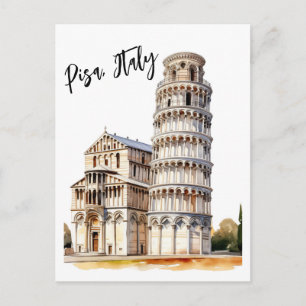 Tidlösa ikoner i Pisa Vykort