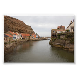 Tidlösa Staithes: Där Beck möter havet Fototryck