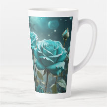 Tidlösa Teal Rosor