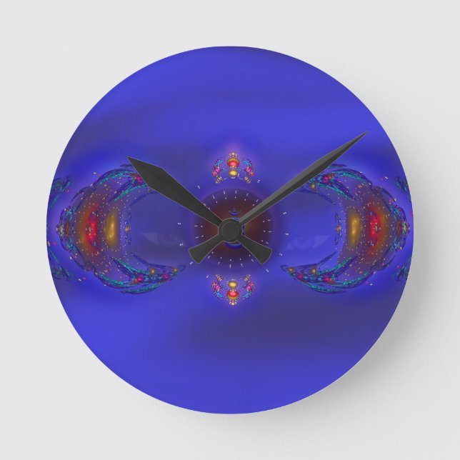 Tidlöst Time för härlig deppighet biet Ajna Rund Klocka (Framsida)