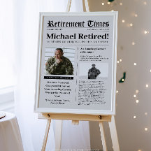 Tidning Pensionering Militärveteran Skumaffisch