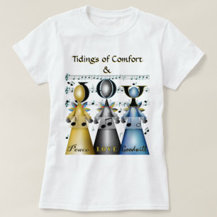 Tidningar av Comfort- och Joy-julolumnerna T Shirt