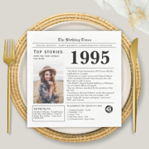 Tidningen Birthday Trivia 1995