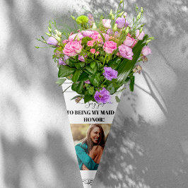 Tidningen Bridesmaid Bouquet Frieri Retro Presentpapper