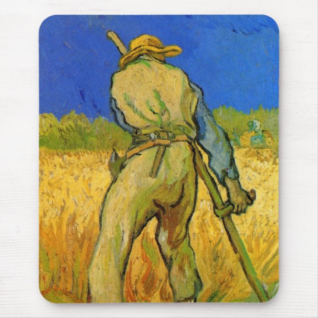 Tidningen (efter Millet) av Vincent van Gogh Musmatta (Framsidan)