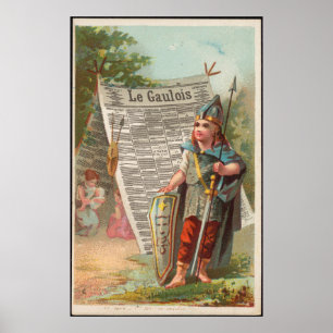 tidningen La Gaulois Vintage Renaissance Painting Poster