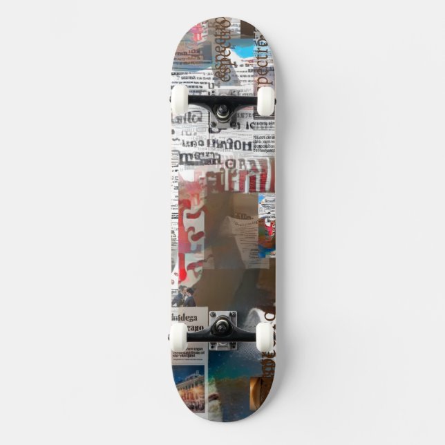 Tidningen Mache-Argentino (Espectro) Mini Skateboard Bräda 18,5 Cm (Framsida)