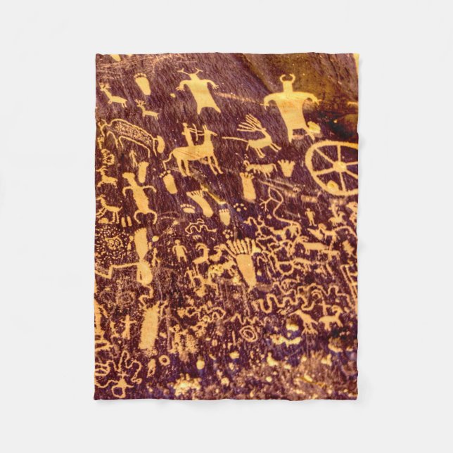 Tidningen Sten Indian Utah Fleecefilt (Framsidan)