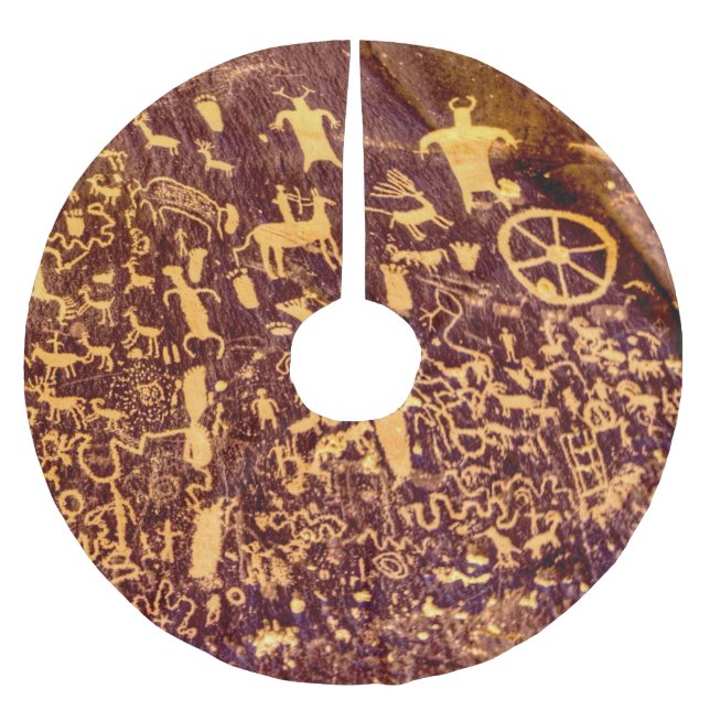 Tidningen Sten Indian Utah Julgransmatta Borstad Polyester (Framsidan)