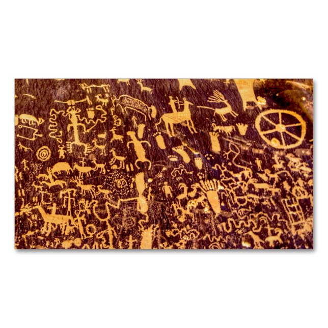 Tidningen Sten Indian Utah Visitkortmagnet (Framsida)