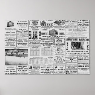 Tidningsantik Poster