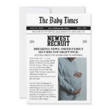 Tidningsfotboll Baby Shower