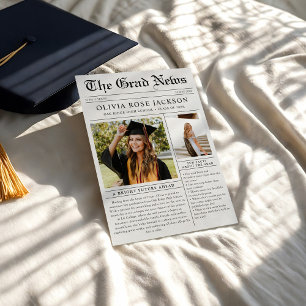 Tidningsfoto Studenten Meddelande