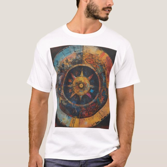 Tidningshistorien Astrolabe T Shirt (Framsida)
