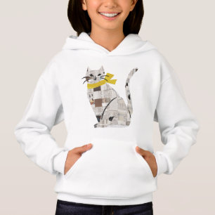 tidningskatat t shirt