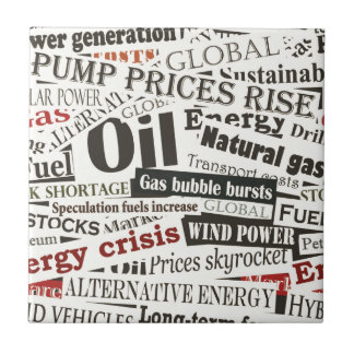 Tidningsmode Kakelplatta