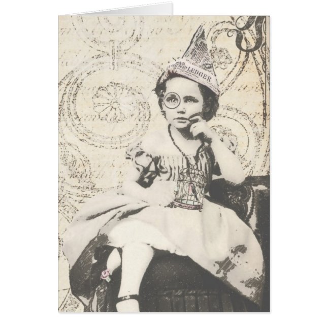 Tidningspapper Hat Gal 5 OBS Kort (Framsidan)