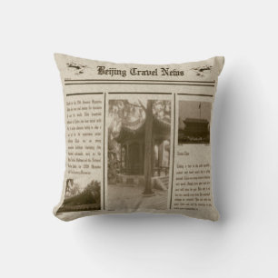 Tidningspapper Pillow Kudde